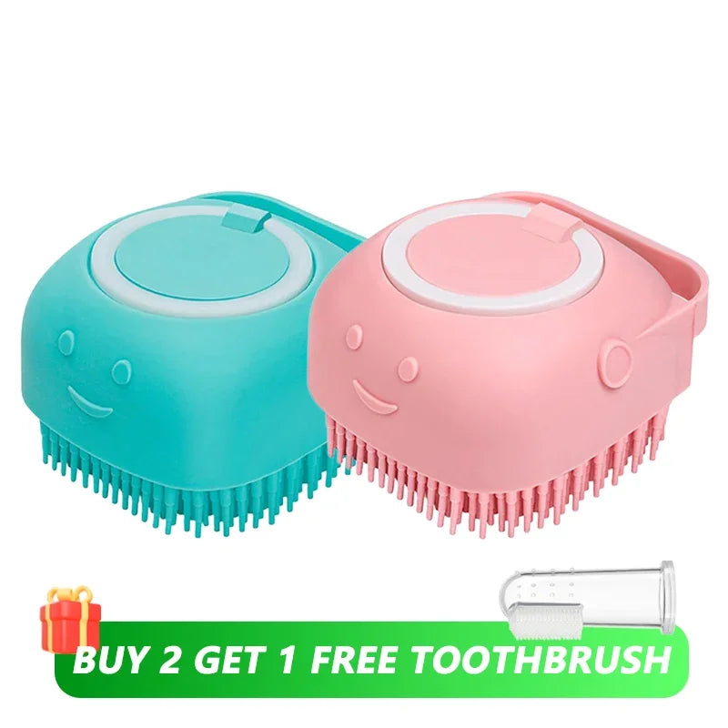 FurEase Bath Brush 2 Yellow