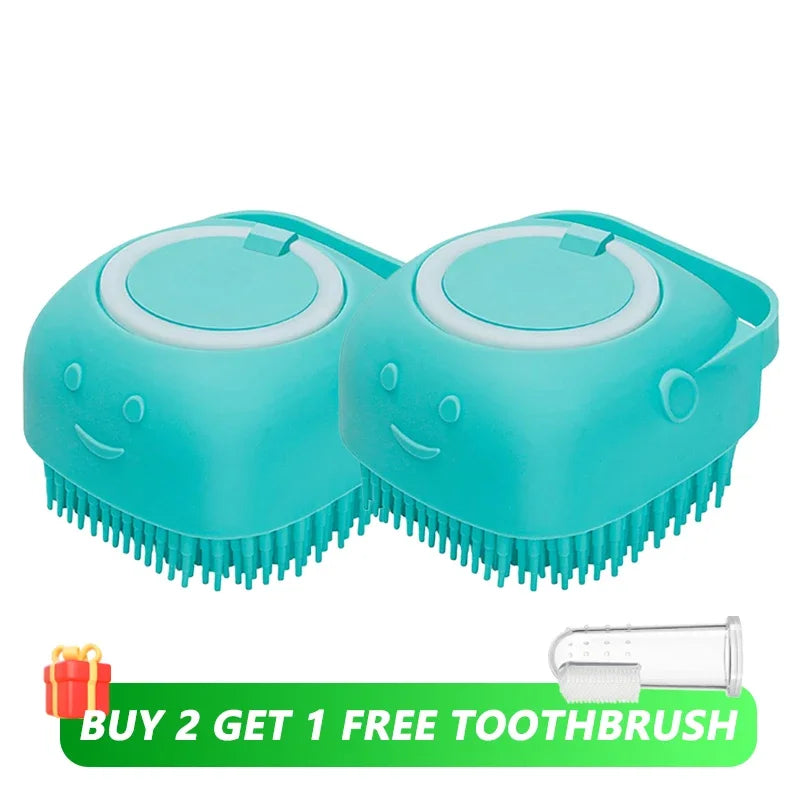 FurEase Bath Brush 2 Blue