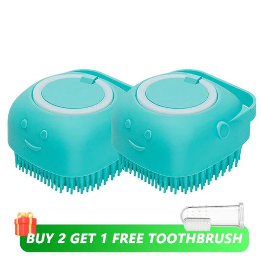 FurEase Bath Brush 2 Blue