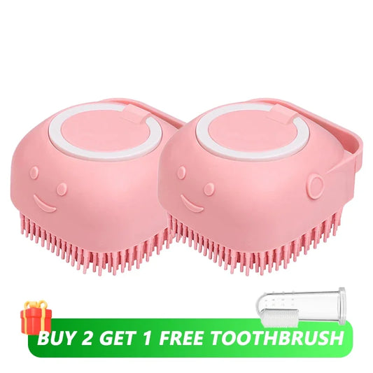 FurEase Bath Brush 2 Pink